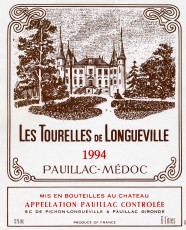 Étiquette des Tourelles de Longueville 1994